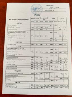 меню на 17.10